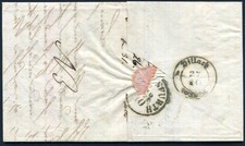 AUSTRIA 1850 4X BEAUTIFUL letter from Lienz to Klagenfurt (M1533