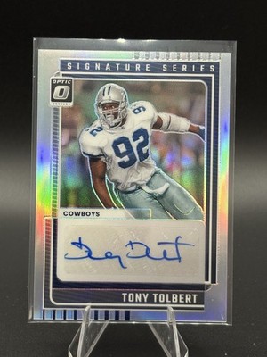 Tony Tolbert 2025 Panini Donruss Optic Signature Series Holo Auto #SSH-TT