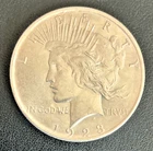 Peace Dollar 1923 90% Silver Uncertified $1 Coin Business Strike in Great Shape