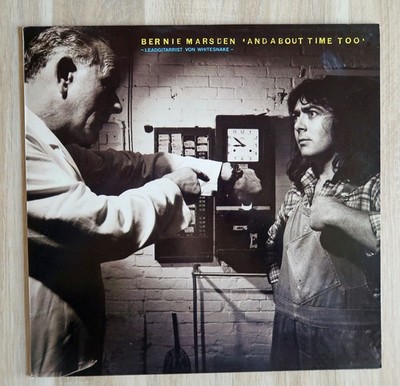 12'' Vinyl Langspielplatte BERNIE MARSDEN (Ex Whitesnake) - ´AND ABOUT TIME TOO´