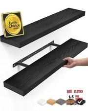 Floating Shelves for Wall, 22.5 22.5inches A. Black - Universal Classic Style