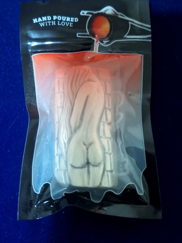 7 oz Silver Bar - Bison Bullion Nude Lady Backside - Rare Hand Poured Silver Bar