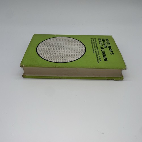 Decimal Ready Reckoner, Routledge, Routledge und Kegan Paul SPS, - Bild 5 von 13
