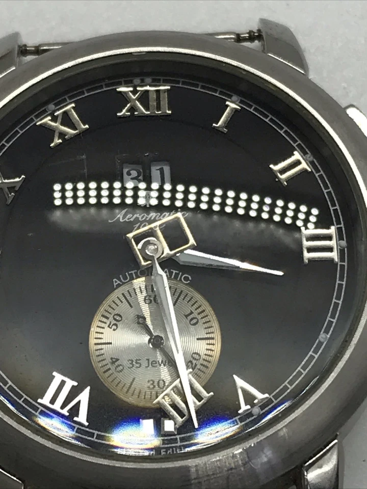 Rare AEROMATIC 1912 GERMANY Limited Edition 15/100  WATCH - Image 4 of 4