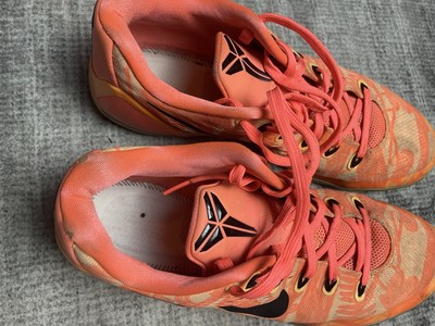 Kobe 9 Peach Mango Nike Mens Basketball Shoes Size 11.5 100