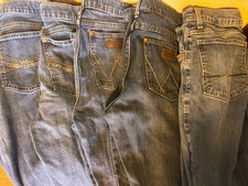 Lot of 5 Youth Boys Size 18 Wrangler Retro and Wrangler Twenty X jeans