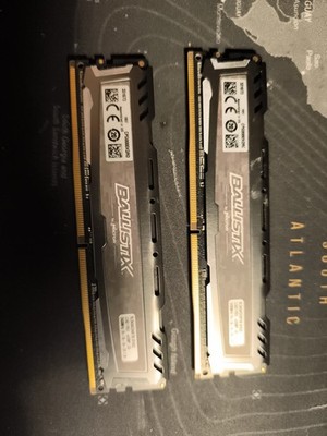 Ballistix Sport 8GB (2x4GB) / DDR4 2400 MHz / BLS4G4D240FSB.8FARG / Refurbished