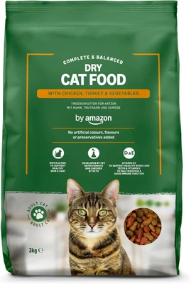 Croquettes Chat Adulte Poulet Dinde Légumes 3kg-Équilibré & Sans Céréales ajouté - Photo 1/4