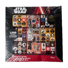  NEW STAR WARS Force Awakens 1,000 Stickers by The Roll Disney Lucas Films