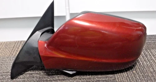 06-10 Jeep Grand Cherokee Left LH Driver Power Door Mirror Red Heated