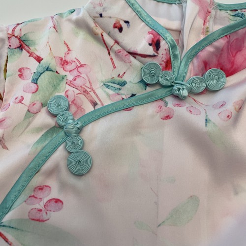 Lot Of 4 Child’s Dress Asian Style Qipao Other. Sizes 2 (2 Ea) 4 (1 Ea) 8 (1 Ea) - Picture 12 of 17
