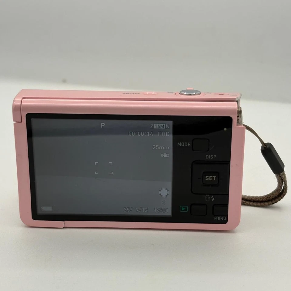 CASIO EXILIM EX-ZR70PK HIGH SPEED Digital Camera Pink Very good Working from JP - Image 3 of 4