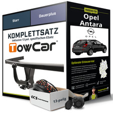 Für OPEL Antara Typ L07 Anhängerkupplung starr +eSatz 13pol 06.2011-08.2017 Kit