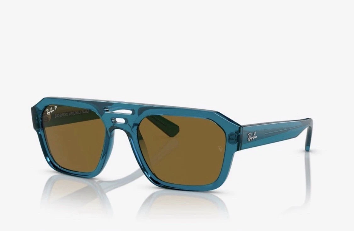Ray-Ban Blue Brown Sunglasses for Men for sale | eBay display picture 2