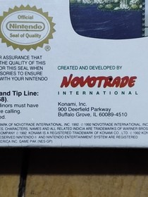 Tiny Toon Adventures Cartoon Workshop Nintendo NES NEW Sealed Horizontal Seam