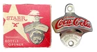 Vintage Coca Cola Metal Bottle Opener Original Starr X Box