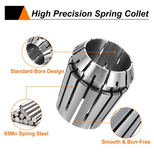 ER25 19mm Spring Collet 65Mn Spring Steel for CNC Engraving Milling Lathe Tool - Picture 4 of 6