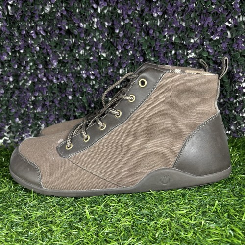 Xero Denver Canvas Herren Größe 12,5 Braun Barfuß Wandern Chukka Stiefel Komfort