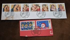 GB 2013 Christmas Stamps on Piece, Used ex FDC