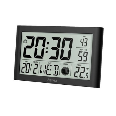 HAMA 222217 Martinique, mit Thermometer, Funkuhr