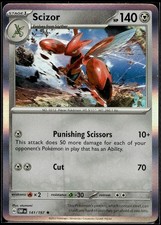 Scizor 141/197 Rare Obsidian Flames Pokemon Holo Near Mint