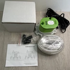 Durable Submersible Swimming Pool Pump with 3 Adapters & Long Drainage Hose