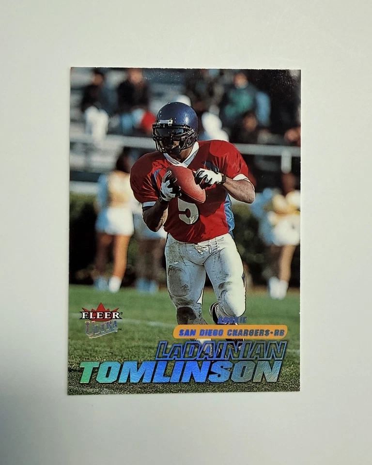 Lote de 4 tarjetas de fútbol americano Emmitt Smith Tomlinson Curtis Martin McGahee Jersey Salón de la fama automático Foto 3 de 4