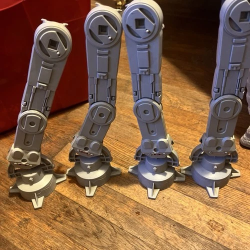 Set of 4 Vintage 1981 Kenner Star Wars AT-AT WALKER Legs, Original Parts