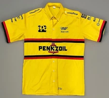 1982 Rick Mears Team Penske Indycar Crew Uniform Shirt Pennzoil - RARE