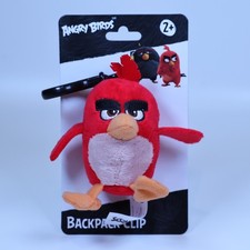 NEW Angry Birds Movie Red Bird Backpack Clip Plush 2016 CWT Collection
