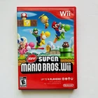 New Super Mario Bros. Wii (2009) Nintendo Wii No Manual Cleaned & Tested