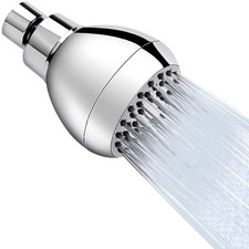 High Pressure Shower Head 3 Inches Anti-clog Anti-leak Fixed Showerhead Chrom...