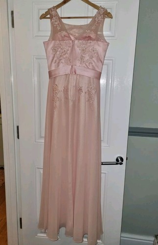 Baby Pink Size 8 10 Ball Gown Masquerade Prom Wedding Cruise Dress Waist 28 Inch - Picture 5 of 6