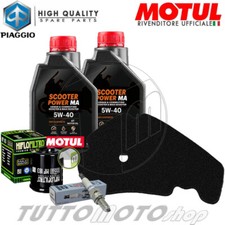Tagliando PIAGGIO Beverly 300 ie ABS 2019 2020 / Olio Motul + Filtri + Candela