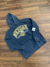 47' Brand Vintage Tubular MICHIGAN WOLVERINES hoodie sweatshirt, XL, New