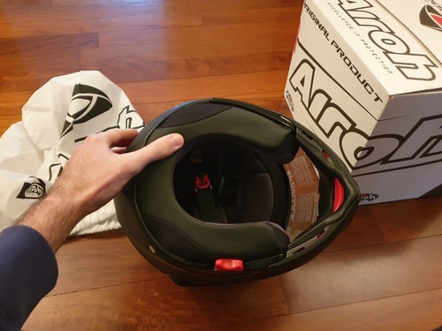 Casco modulare Airoh Mirò XRP nero - Taglia XS - Con scatola originale - Foto 5 di 11