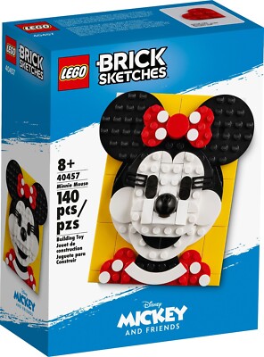 Lego Minnie Maus Brick Sketches 40457 Disney Bild Fotoaufsteller Wandbild NEU