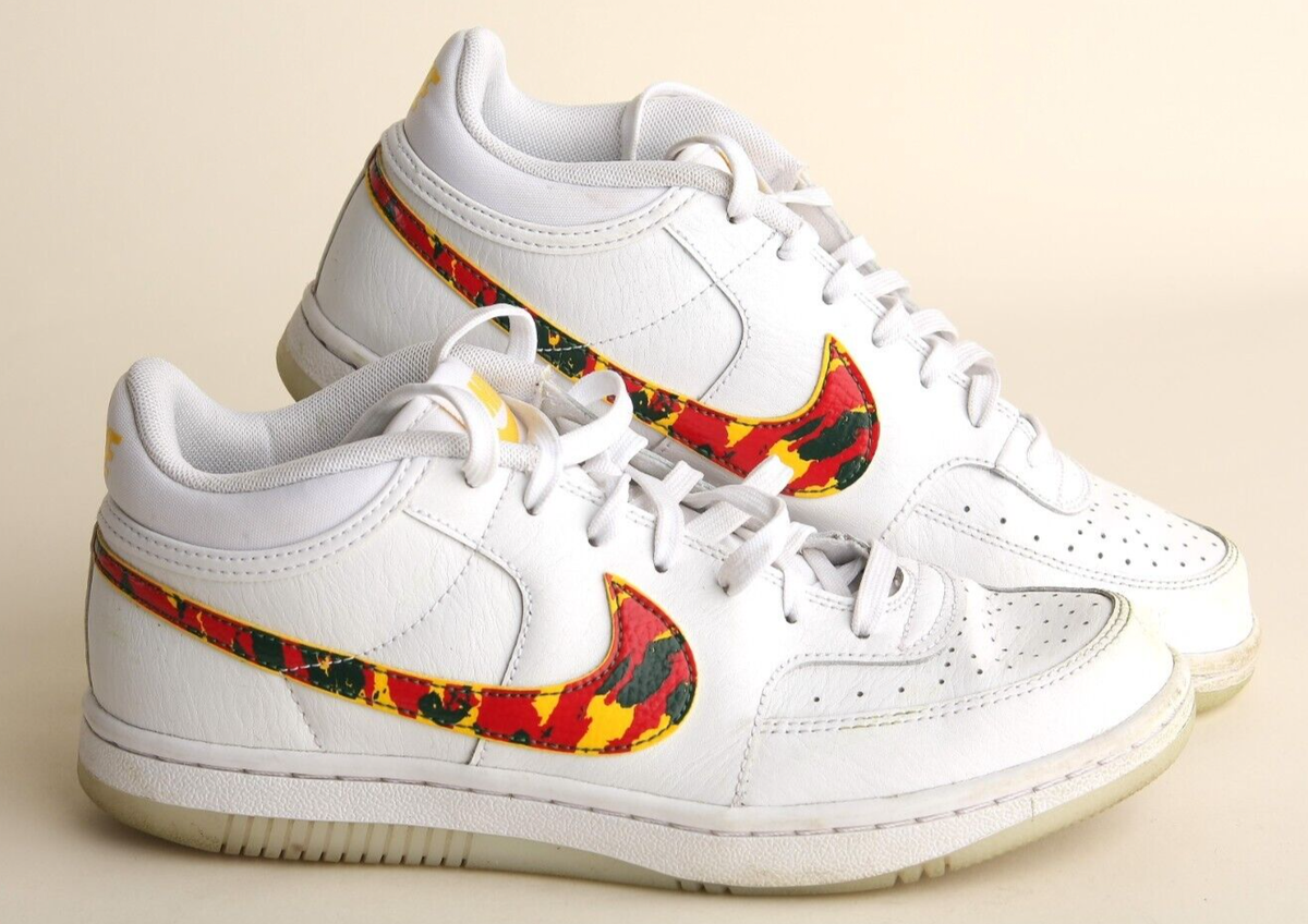 Nike Sky Force 3/4 White & Red Camo Swoosh CZ7892-100 US  display picture 1