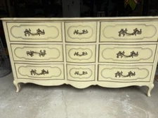 Drexel Touraine French Provential Dresser with 9 Drawers #336-130-1
