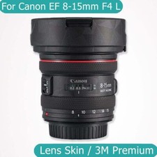 Per Canon EF 8-15 mm F4 L USM decalcomania pelle pellicola vinile adesivo obiettivo 8-15 F/4