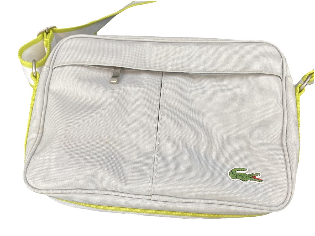 LACOSTE★ モノグラム ショルダー CAMERA BAG LACOSTE The Blend Vertical Camera Bag Mono Kaki Noir | Buy