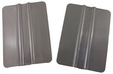2 Lot Lidco 4 inch Gray Bondo Card Auto Glass Window Tint Installation Film Tool