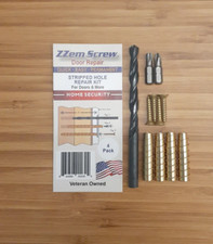 ZZem Screw - Door hinge reinforcement and repair kit - 1.5"