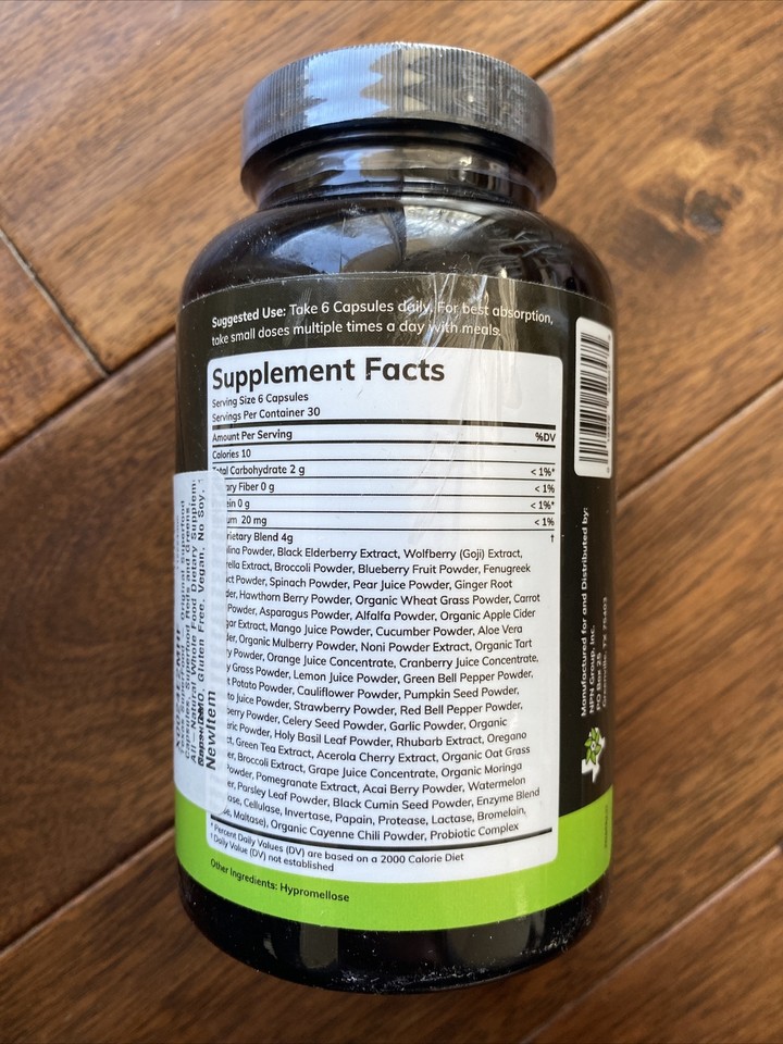 Texas SuperFood Original Superfood 180 Capsules Superfood Exp 12/2023 eBay