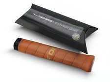 OEHMS Premium Ledergriffband | Braun | Tennis Leather Grip | Made in Germany