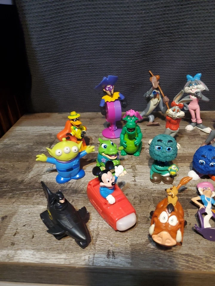 Lote De Colección 17+ Figuras/Juguetes Disney (McDonald's, Burger King, Comida Rápida) Años 80-90 Foto 2 de 4