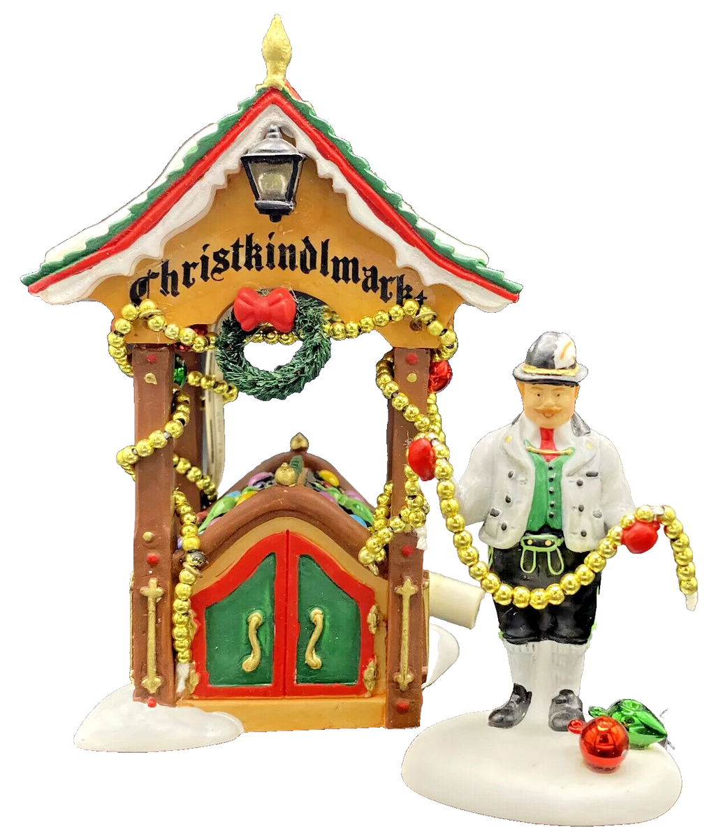 Dept 56 Alpine Village Christmas Market ~ The Ornament Booth