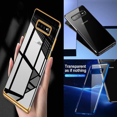 Für Samsung Galaxy S10e Plus Überzug Bumper Klar Gel Handyhülle + Displayschutz