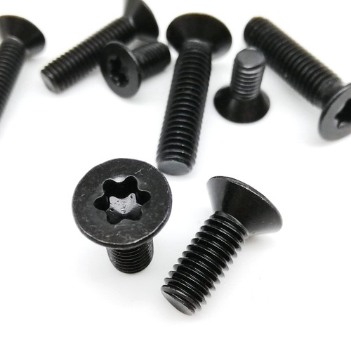 M2-M8 Black 304 Stainless Steel Six-Lobe Torx Head Flat Countersunk Screw Bolt - Picture 2 of 6