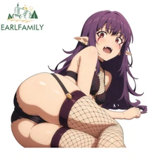EARLFAMILY 5.1" NSFW Esil Ass Hentai Anime Girl Car Stickers Vinyl Trunk Decals